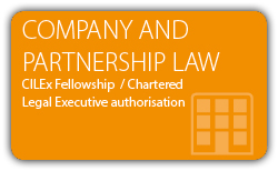 Company Law and Partnership Law - Fellowship - Chartered Legal Executive