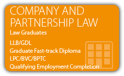 Company Law and Partnership Law - Law Graduates - CILEX Fast-track Qualification