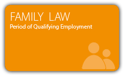 Family Law - Period of Qualifying Employment