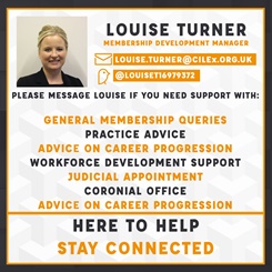 Louise Turner @CILEx Contact Card