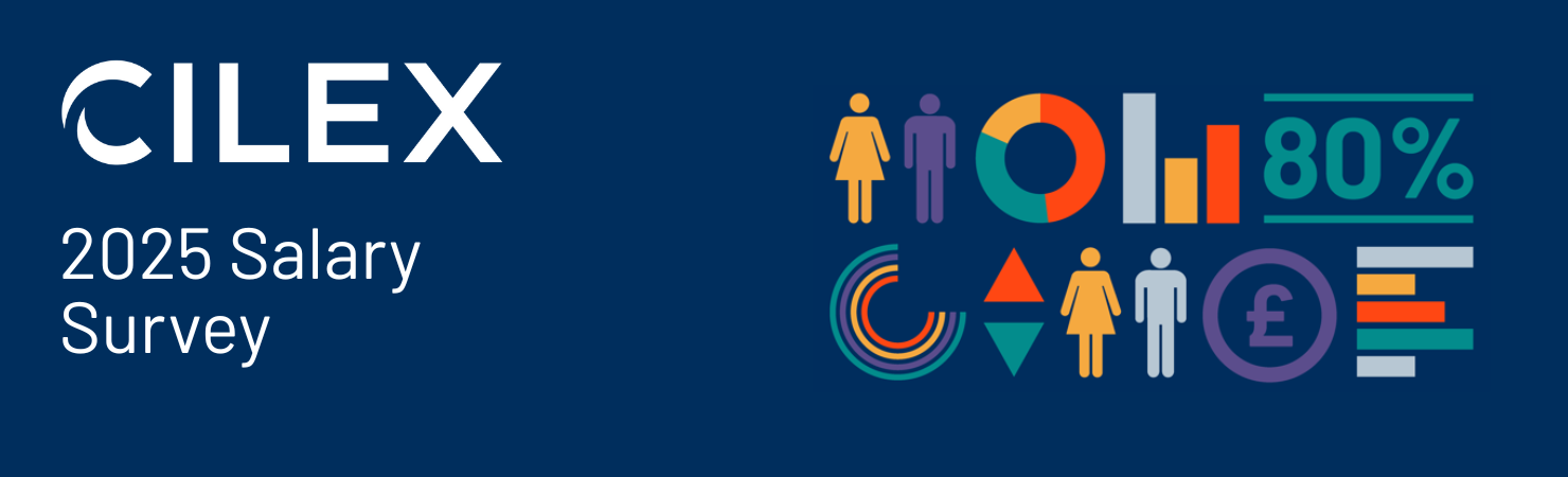 Salary Survey web banner CILEX 2025 Salary Survey banner