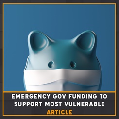 Emergency Government funding to support most vulnerable article 