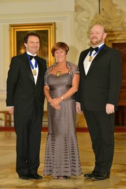 David Edwards, Frances Edwards and Martin Callan