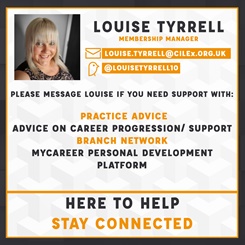 Louise Tyrrell @ CILEx Contact Card