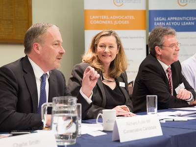 Richard Fuller MP, Mandie Lavin & Patrick Hall